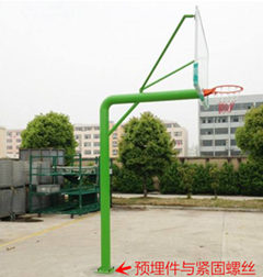 預埋式圓管籃球架 預埋式圓管籃球架